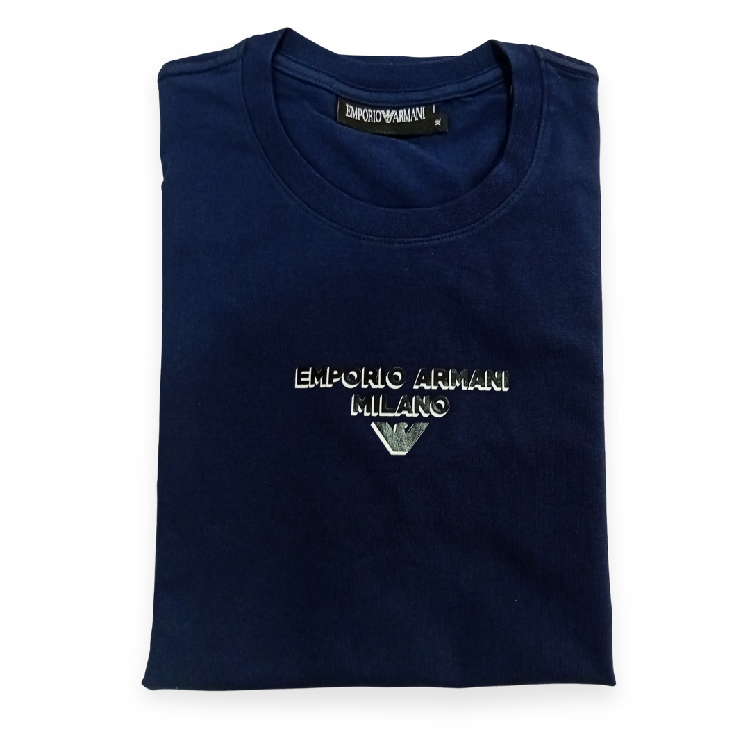 Playera Emporio Armani Milano — Azul Marino