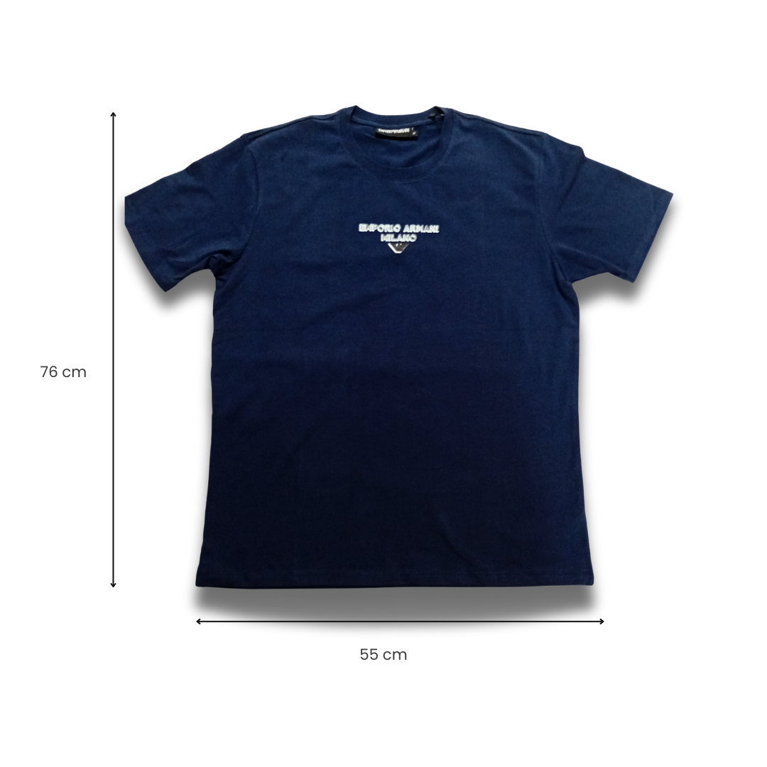 Playera Emporio Armani Milano — Azul Marino