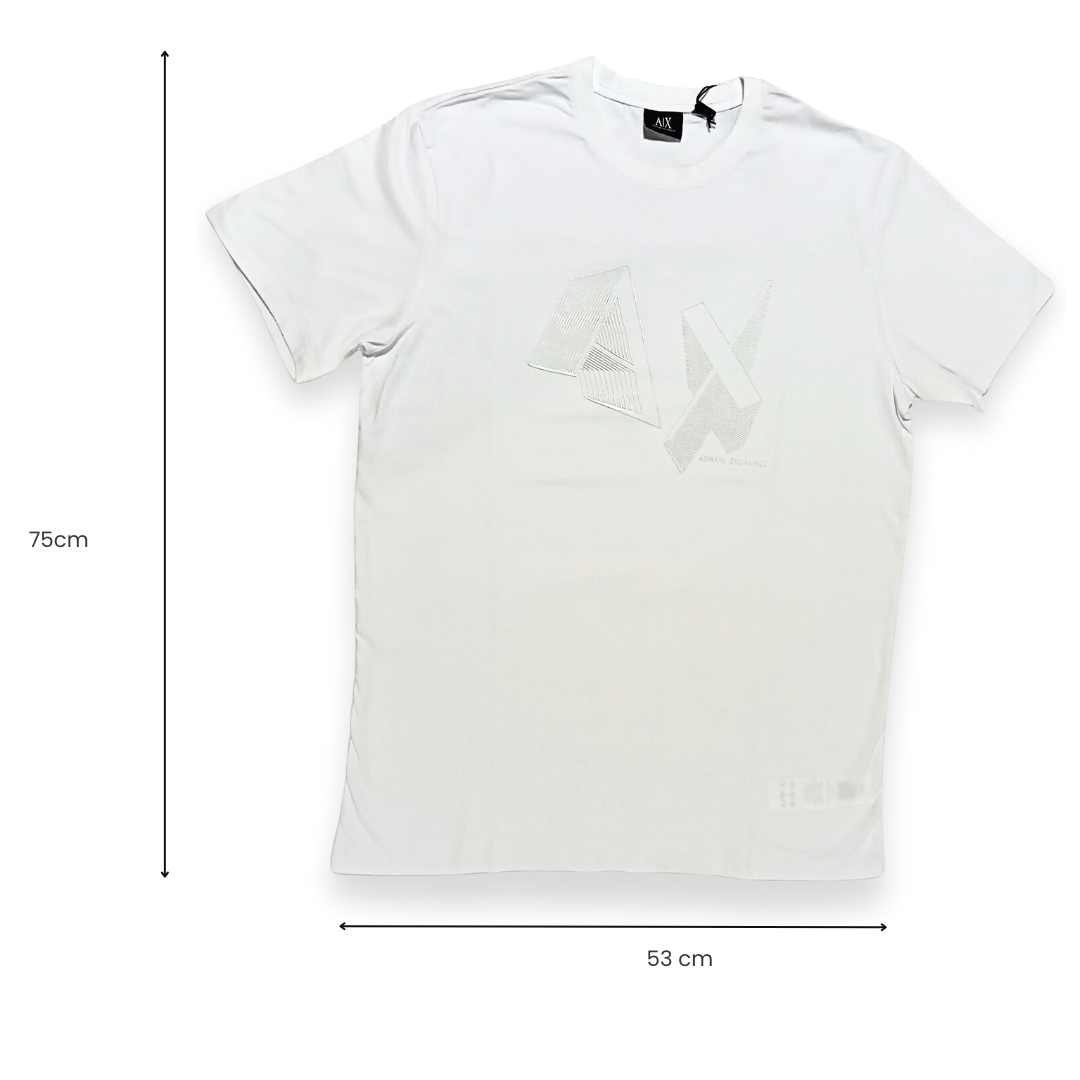 Playera Armani Exchange AX — Blanca