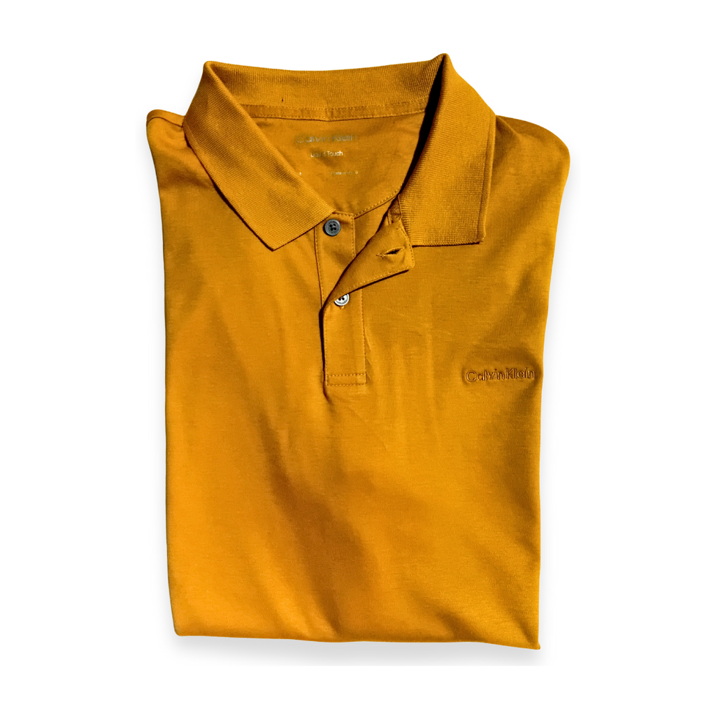 Playera Polo Calvin Klein — Mostaza