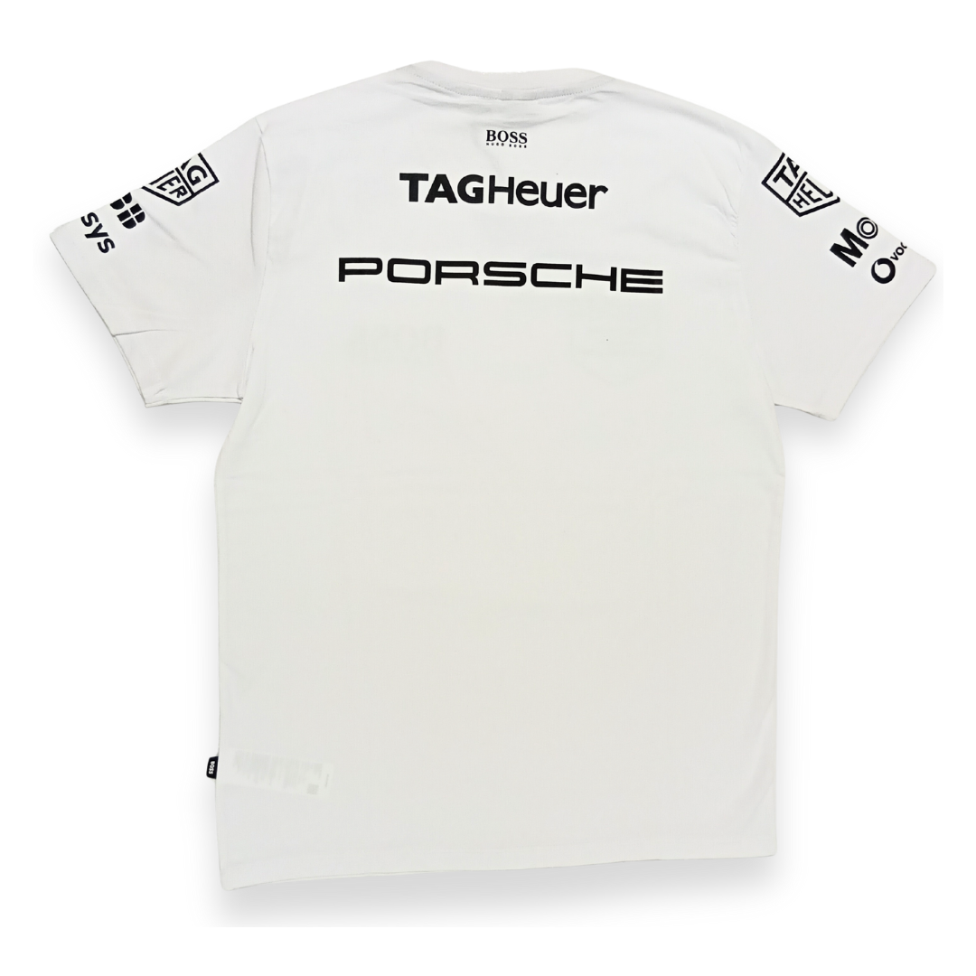 Playera Hugo Boss Porsche TAG Heuer Blanca – Talla L